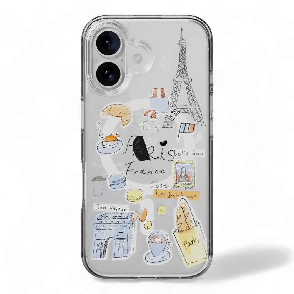 Estuche switcheasy skin iphone 16 style m pattern shockproof case paris color multicolor - TOP MOVIL