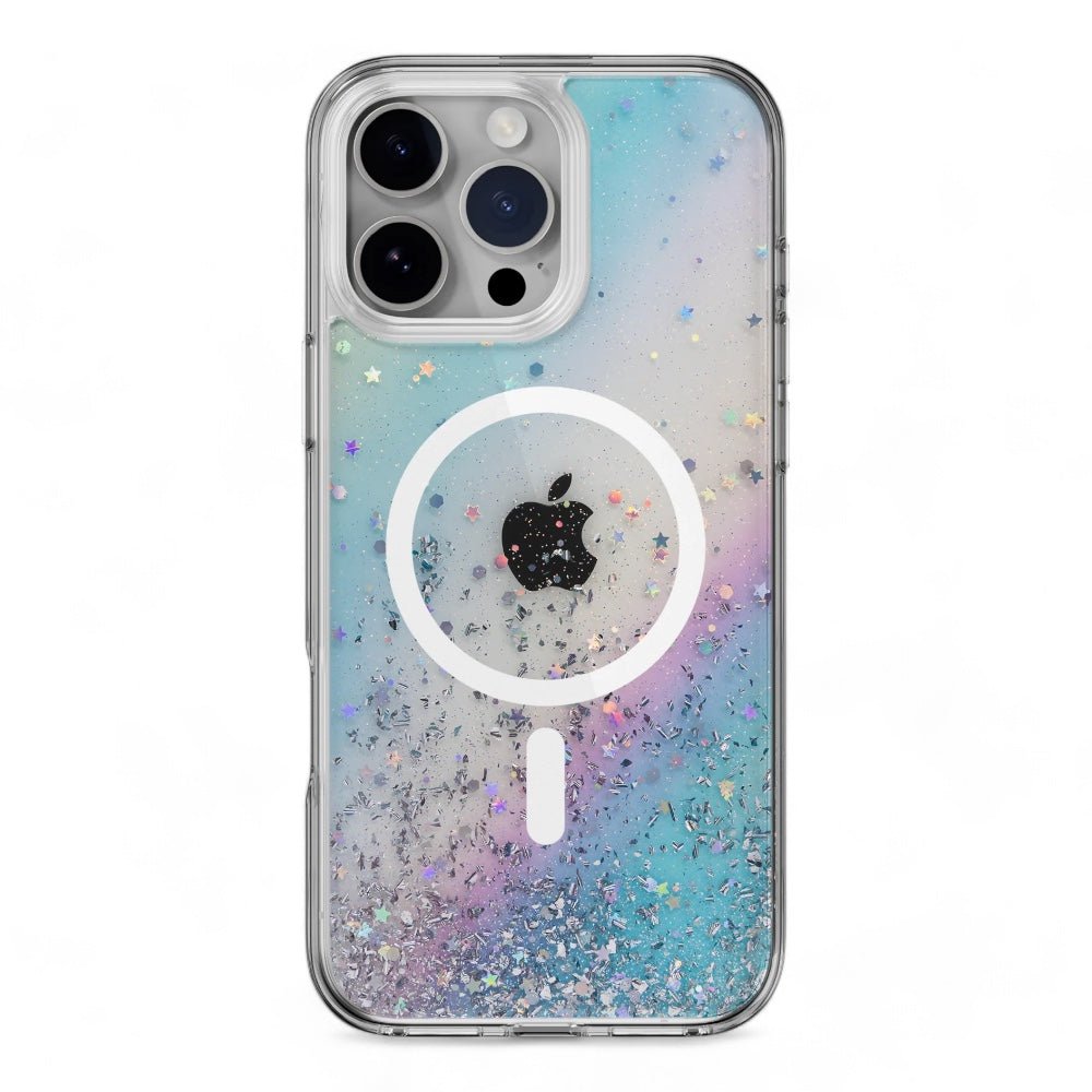 Estuche switcheasy starfield iphone 16 pro max starfield m 3d glitter shockproof case galaxy color multicolor - TOP MOVIL