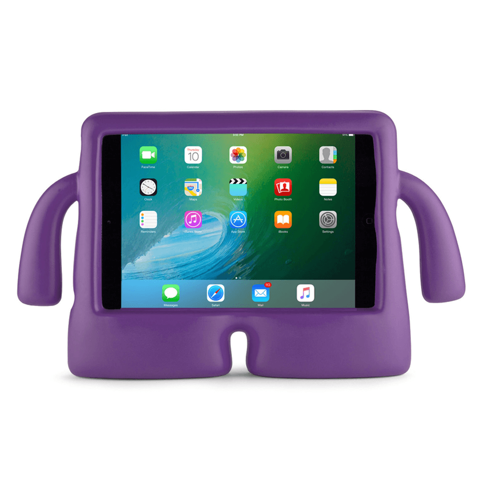 Estuche tablets generico tpu kids apple ipad 1 , ipad 2 , ipad 3 , ipad 4 color morado - TOP MOVIL
