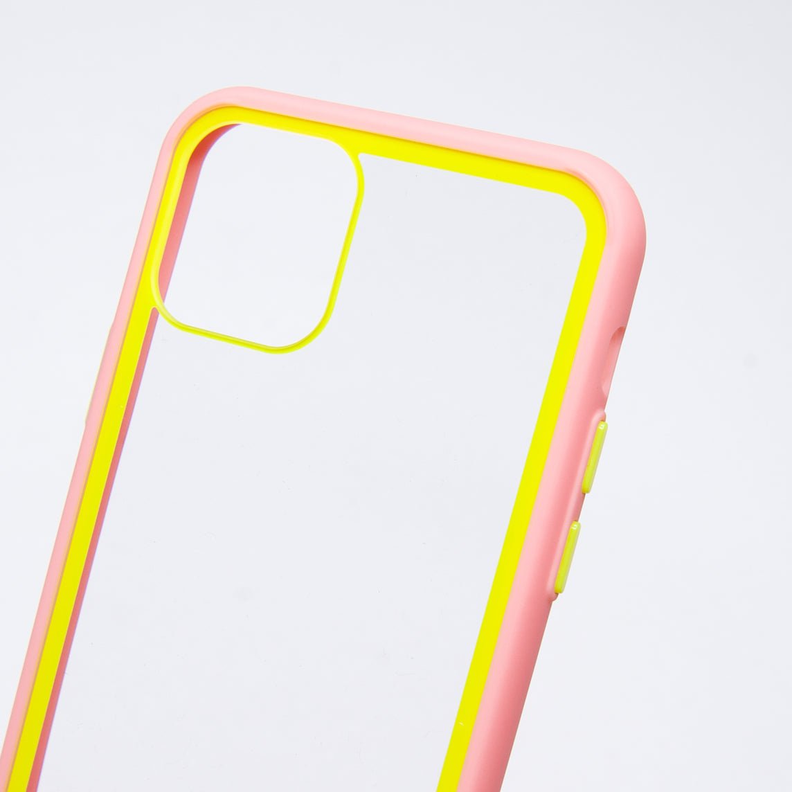 Estuche transparente el rey apple iphone 11 pro color rosado / transparente - TOP MOVIL