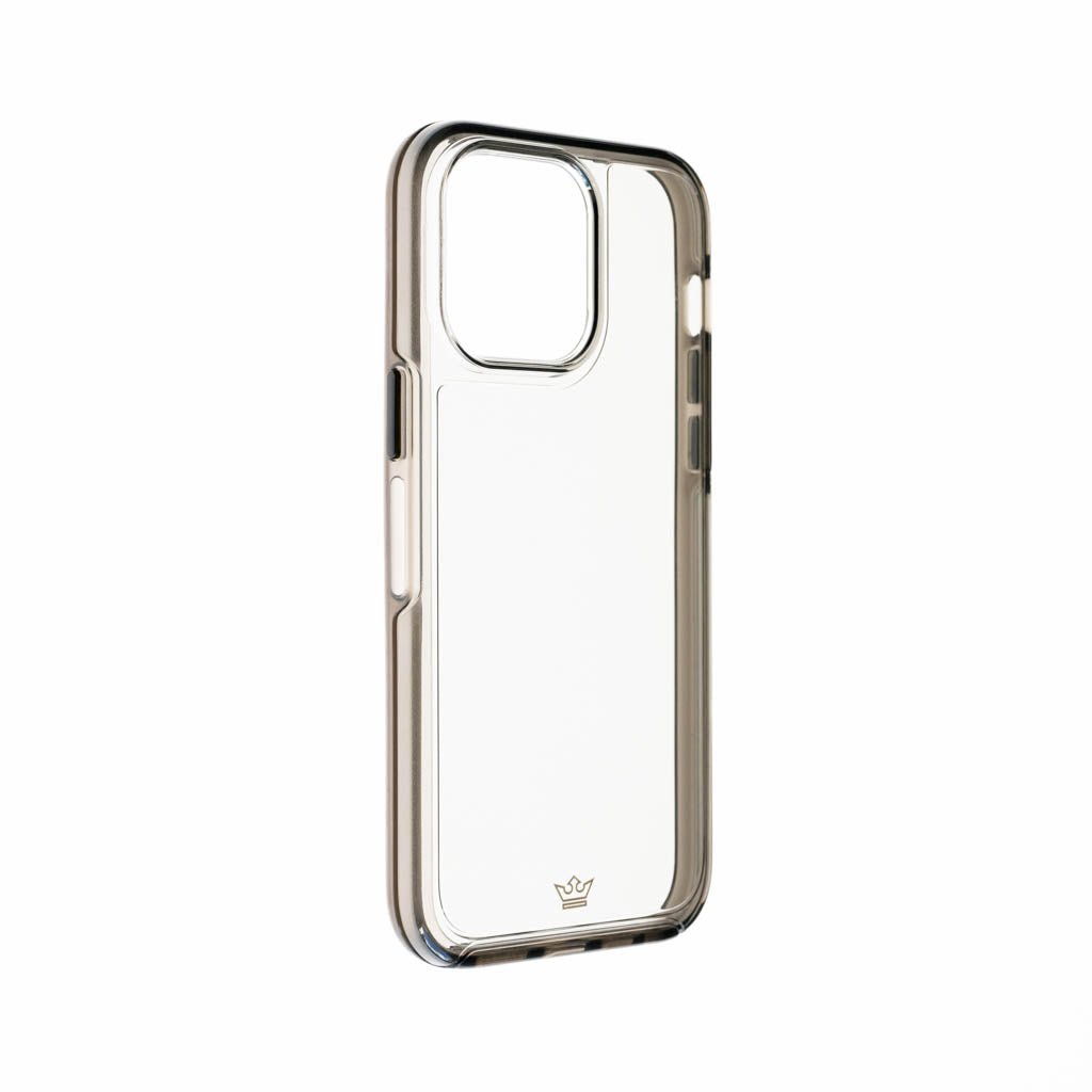 Estuche transparente el rey symmetry apple iphone 14 pro max color gris / transparente - TOP MOVIL