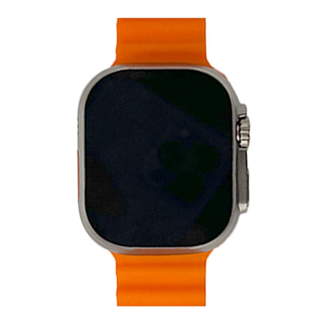 Gadget generico smart watch ultra 2 v9 con pulsera naranja color gris - TOP MOVIL