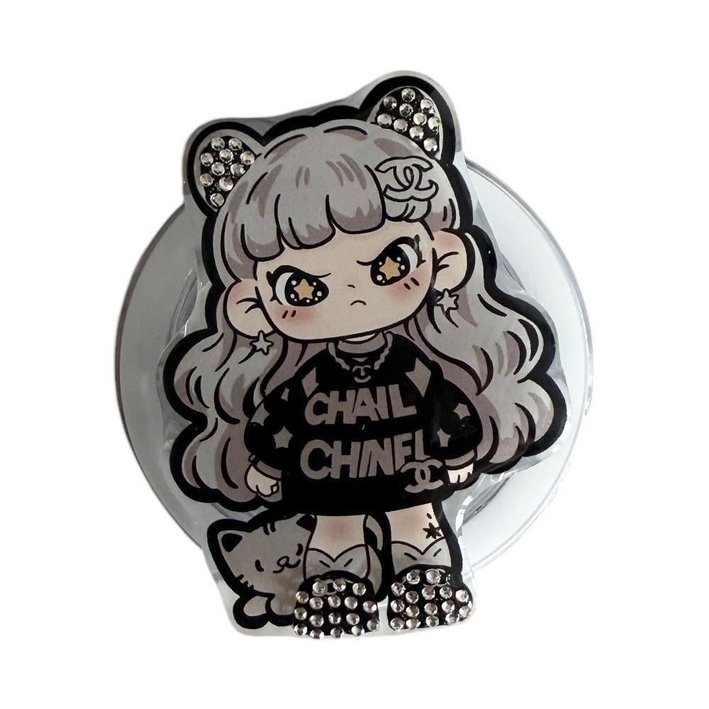 Gadget pop grip magsafe circular niÐa chanel - TOP MOVIL