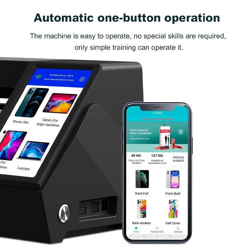 Herramienta Devia Maquina Intelligent Film Cutting Plotter With (Built - In Camera) Color Negro - TOP MOVIL (B2C)