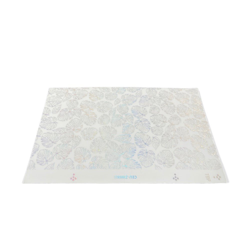 Lamina parte trasera lensun film deluxe hojade corazon color gris - TOP MOVIL