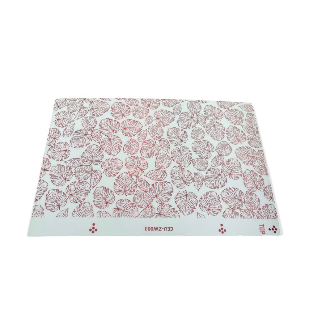 Lamina parte trasera lensun film deluxe hojade corazon color rojo - TOP MOVIL