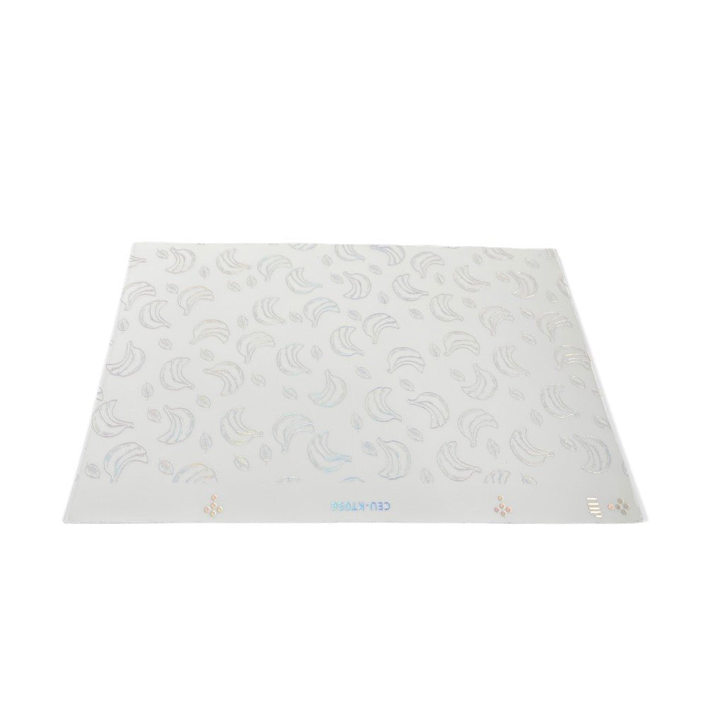 Lamina parte trasera lensun film ppda deluxe banano y hojas color gris - TOP MOVIL