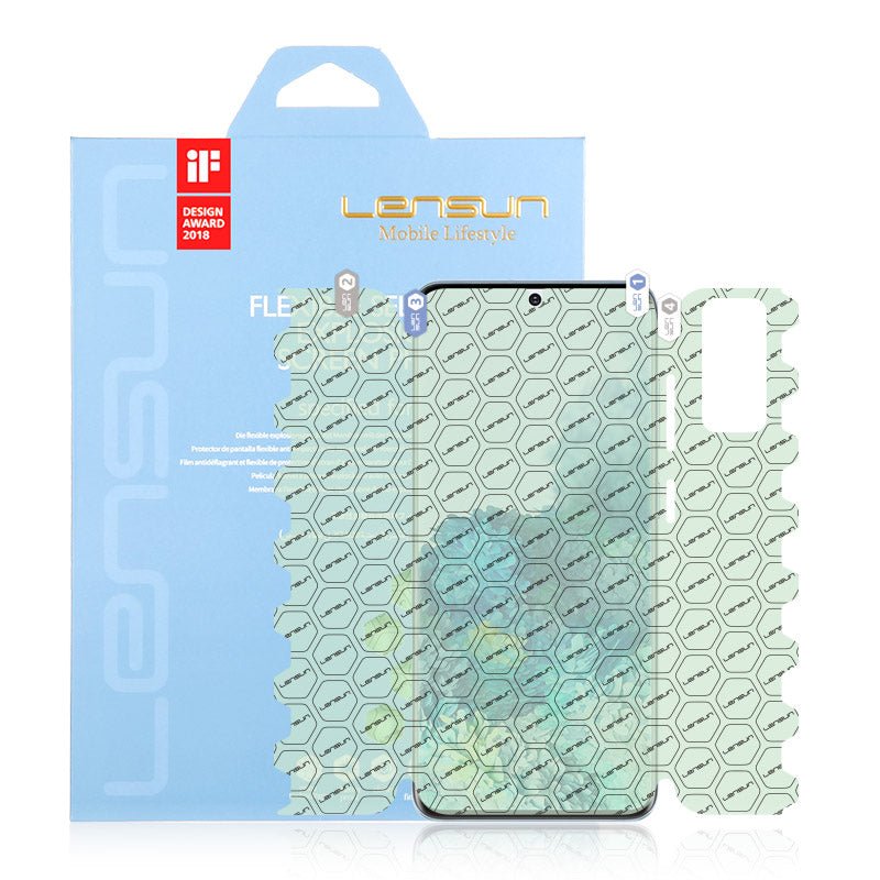 Protector Pantalla Lensun Nanotech Film Nano Flexible Self Restore Personalizado 360 Gradocompleto - TOP MOVIL