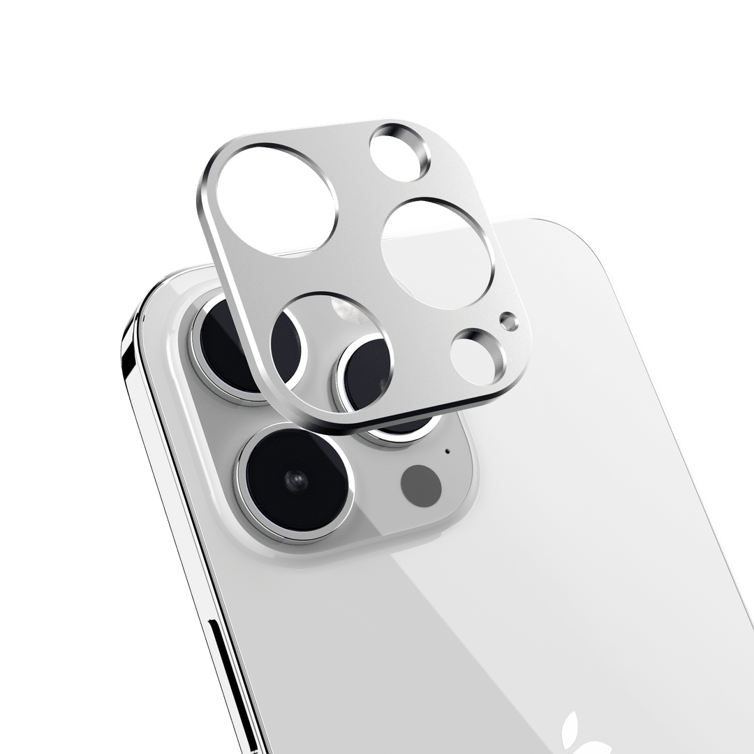 Protector pantalla switcheasy vidrio templado camara lenshield aluminum camera iphone 14 pro / 14 pro max silver - TOP MOVIL
