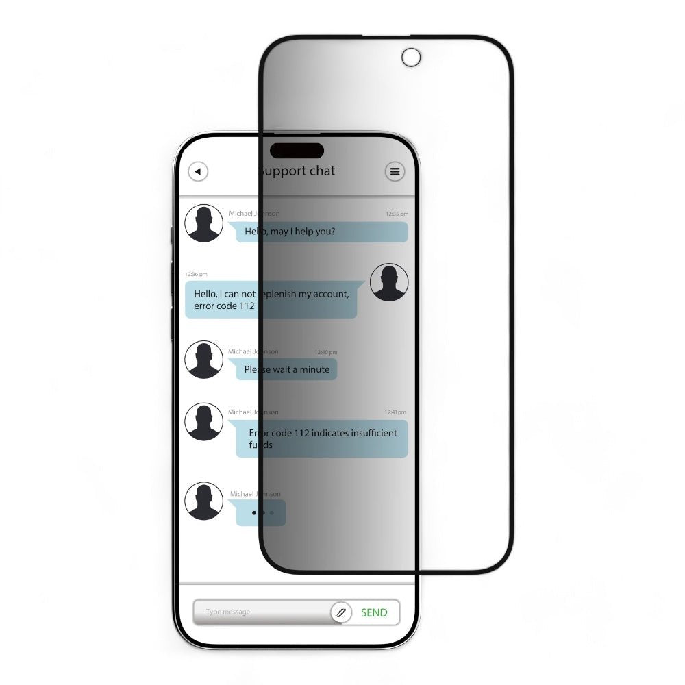 Protector pantalla switcheasy vidrio templado iphone 16 glass privacy tempered glass screen protector color transparente - TOP MOVIL