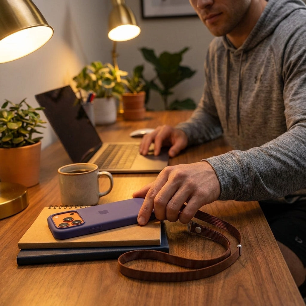 Angulo de venta - Accesorio Apple Correa Strap Crossbody Cafe