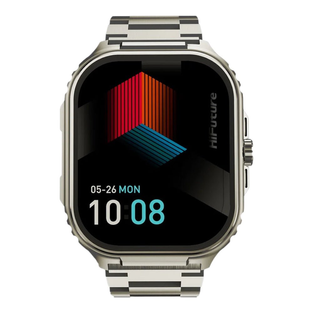 Smartwatch hifuture ultra 3 pro 2.04 inch de pantalla Amoled con más de 100 modos de deportes banda de metal - TOP MOVIL