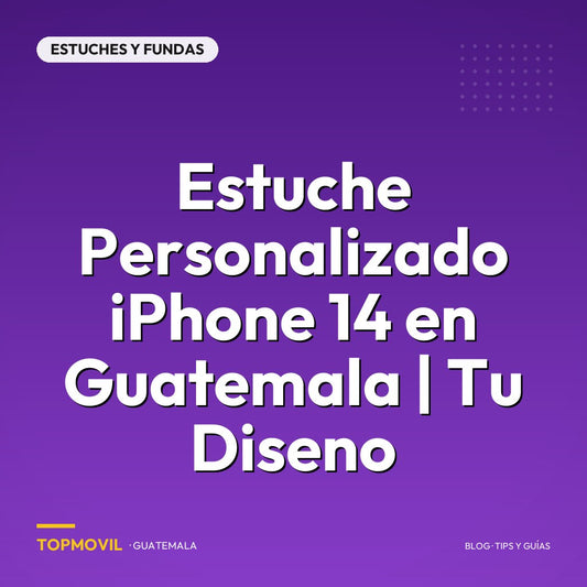Estuche Personalizado iPhone 14 en Guatemala | Tu Diseno