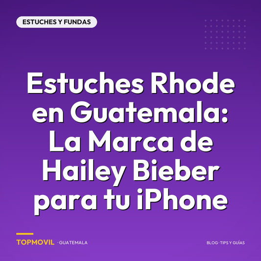 Estuches Rhode en Guatemala: La Marca de Hailey Bieber para tu iPhone