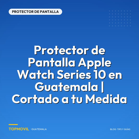 Protector de Pantalla Apple Watch Series 10 en Guatemala | Cortado a tu Medida