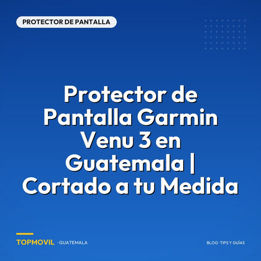 Protector de Pantalla Garmin Venu 3 en Guatemala | Cortado a tu Medida