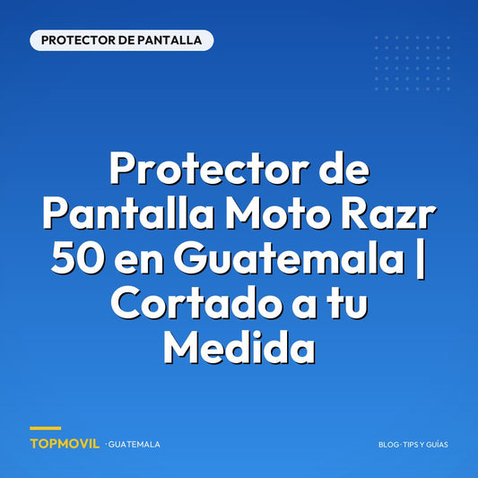 Protector de Pantalla Moto Razr 50 en Guatemala | Cortado a tu Medida
