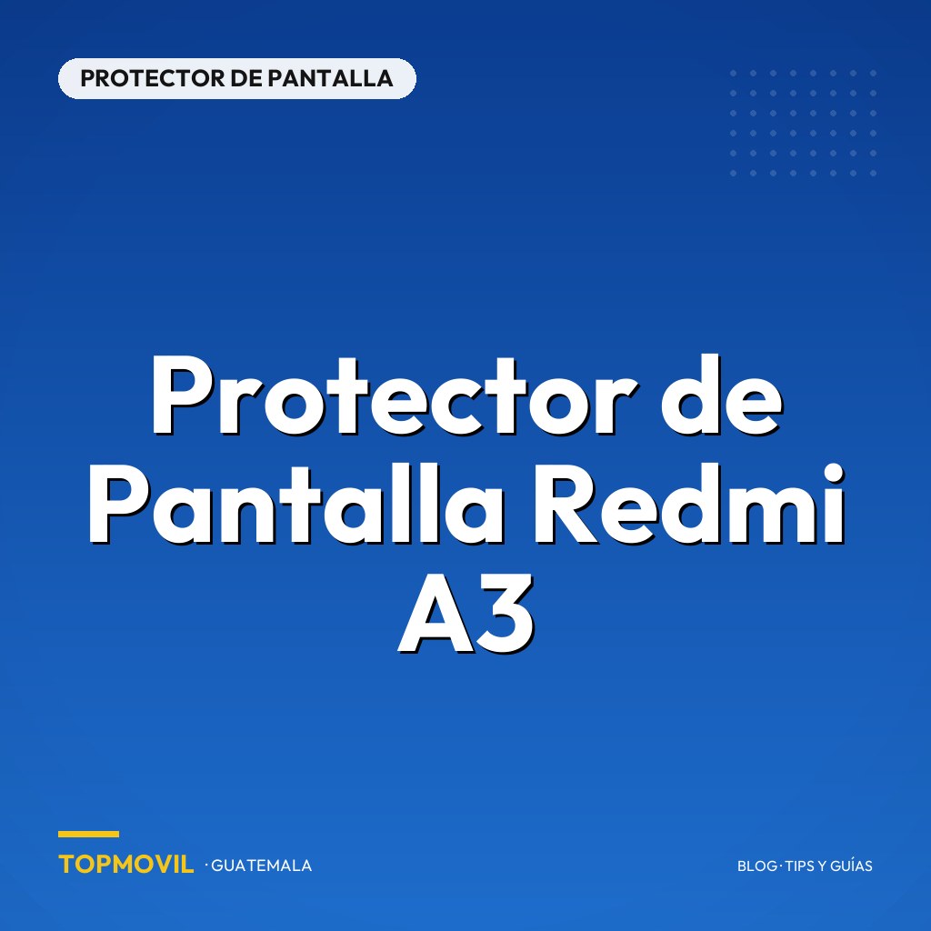 Protector de Pantalla Redmi A3 en Guatemala