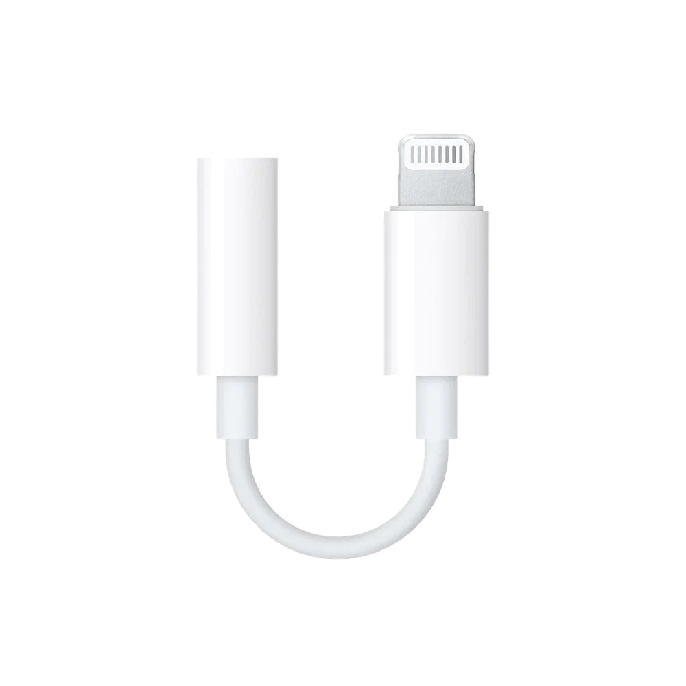 Adaptador Plug 3.5 Mm Blanco Apple | TOP MOVIL Guatemala