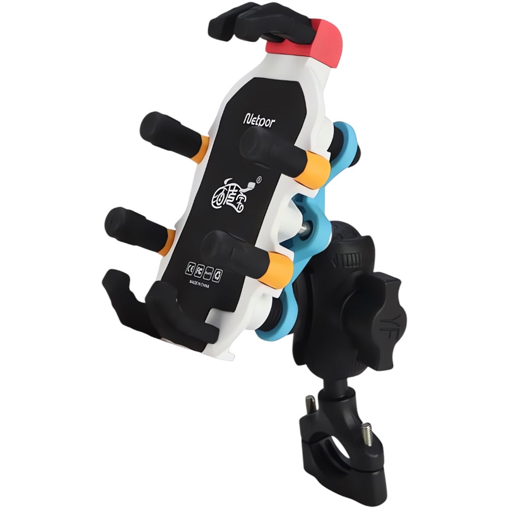 Genérico Accesorio Generico Holder para Moto Antivibracion Ajustable Color Negro | TOP MOVIL Guatemala