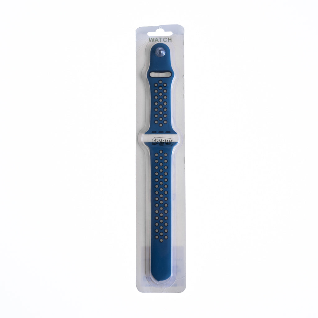 Accesorio el Rey Pulsera Tipo Nike Apple Watch 38 / 40 / 41 Mm Color Azul Raf / Negro | TOP MOVIL Guatemala