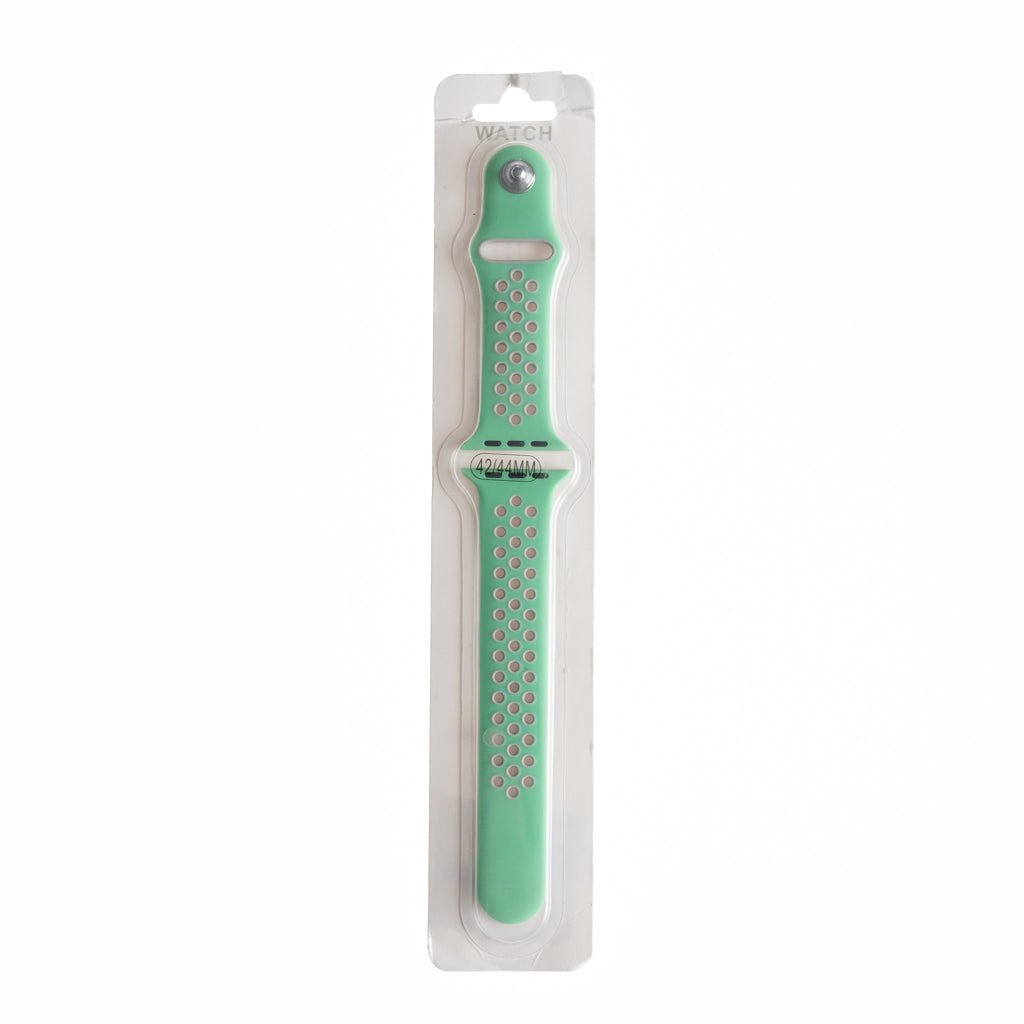 Accesorio el Rey Pulsera Tipo Nike Apple Watch 38 / 40 / 41 Mm Color Gris / Verde | TOP MOVIL Guatemala