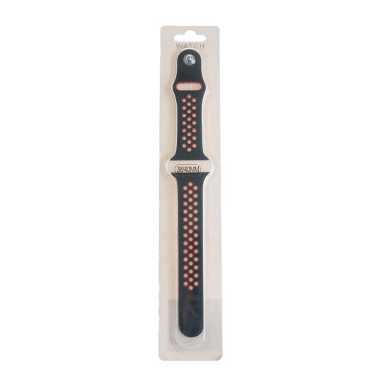 Accesorio el Rey Pulsera Tipo Nike Apple Watch 38 / 40 / 41 Mm Color Negro / Rojo | TOP MOVIL Guatemala