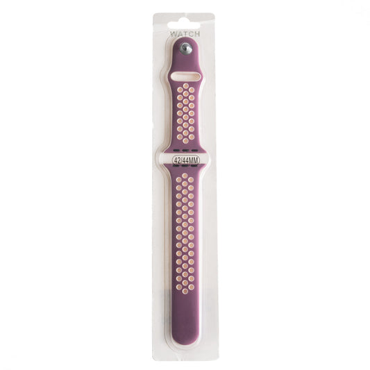 Accesorio el Rey Pulsera Tipo Nike Apple Watch 42 / 44 / 45 Mm Color Morado / Rosado | TOP MOVIL Guatemala