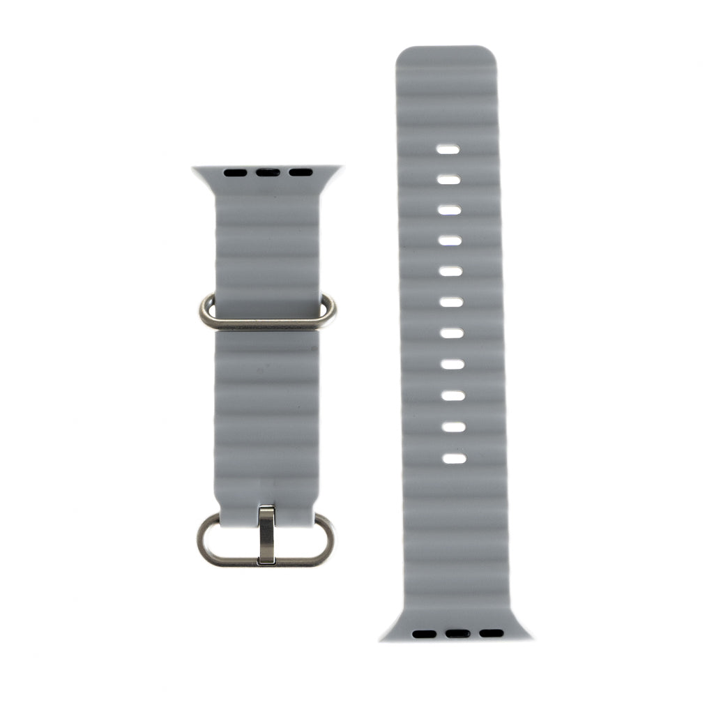 Accesorio el Rey Pulsera Silicon Ocean 38 / 40 / 41 Mm Gris Claro | TOP MOVIL Guatemala