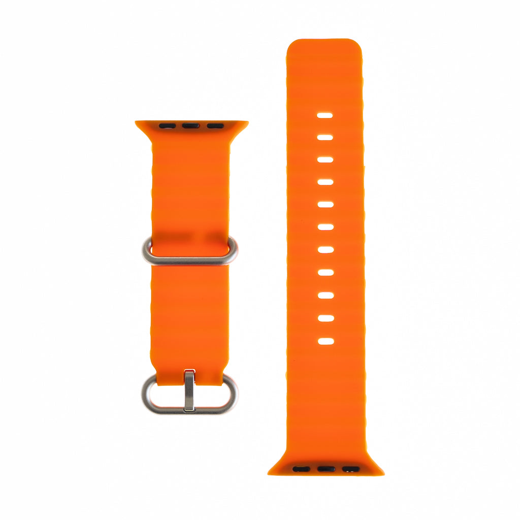 Accesorio el Rey Pulsera Silicon Ocean 38 / 40 / 41 Mm Naranja | TOP MOVIL Guatemala