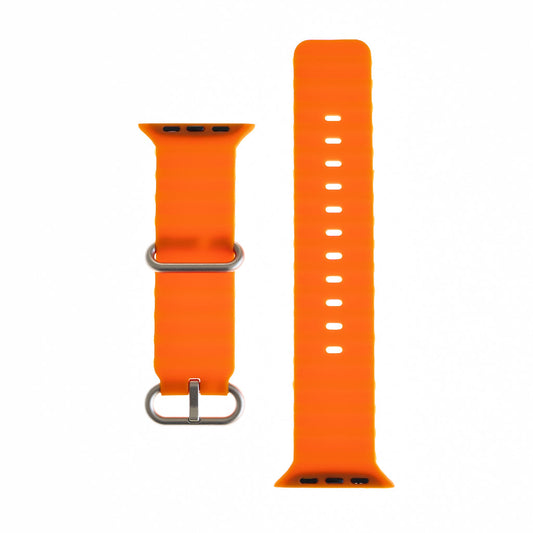 Accesorio el Rey Pulsera Silicon Ocean 38 / 40 / 41 Mm Naranja | TOP MOVIL Guatemala