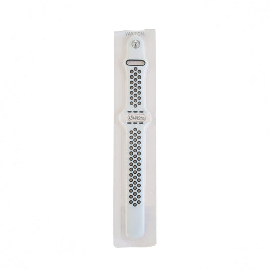 Accesorios el Rey Pulseras Tipo Nike Blanco / Negro 42 Mm / 44 Mm / 45 Mm | TOP MOVIL Guatemala