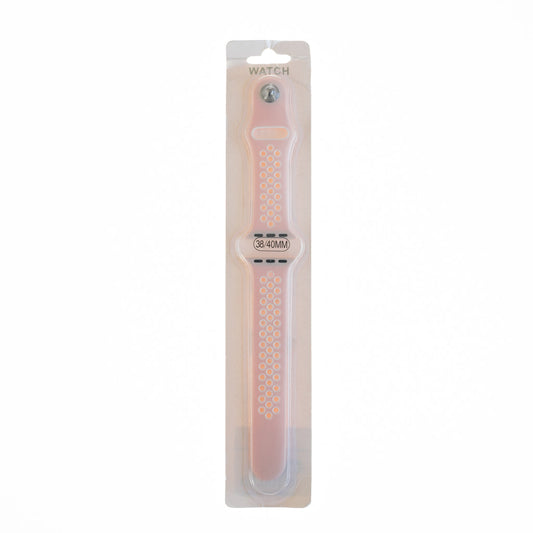 Accesorios el Rey Pulseras Tipo Nike Rosado Bebe / Blanco 38 Mm / 40 Mm / 41 Mm | TOP MOVIL Guatemala