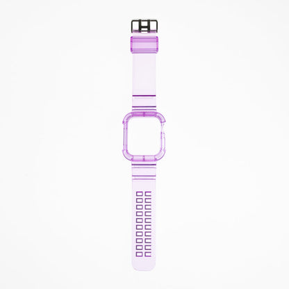 Genérico Accesorio Generico Pulsera con Bumper Rugged Apple Watch 44 Mm Color Morado | TOP MOVIL Guatemala