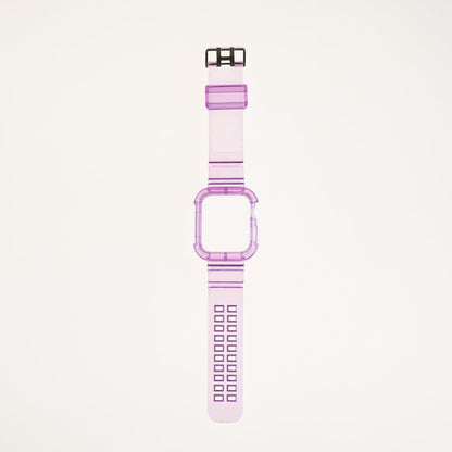 Genérico Accesorio Generico Pulsera con Bumper Rugged Apple Watch 45 Mm Color Morado | TOP MOVIL Guatemala