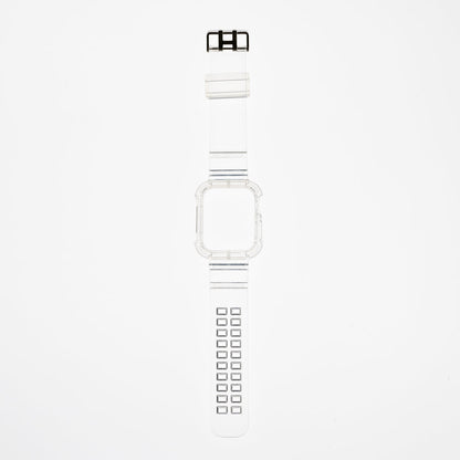 Genérico Accesorio Generico Pulsera con Bumper Rugged Apple Watch 42 Mm Transparente | TOP MOVIL Guatemala
