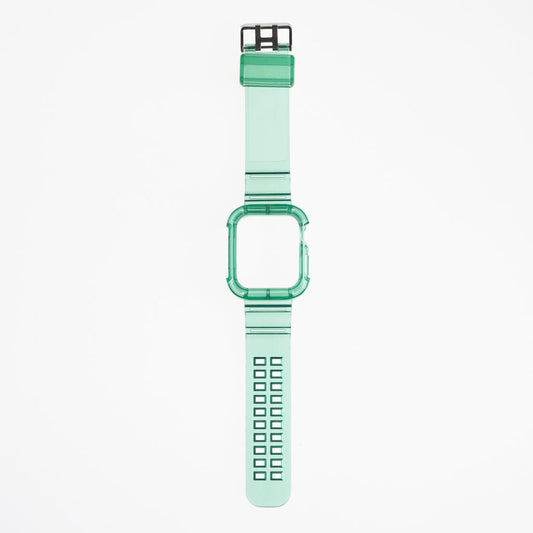 Genérico Accesorio Generico Pulsera con Bumper Rugged Apple Watch 42 Mm Color Verde | TOP MOVIL Guatemala