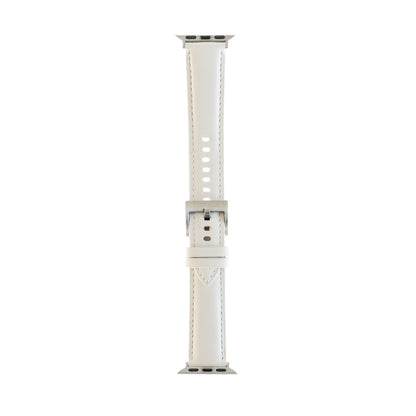 Genérico Accesorio Generico Pulsera de Cuero Apple Watch 41 Mm Color Blanco | TOP MOVIL Guatemala
