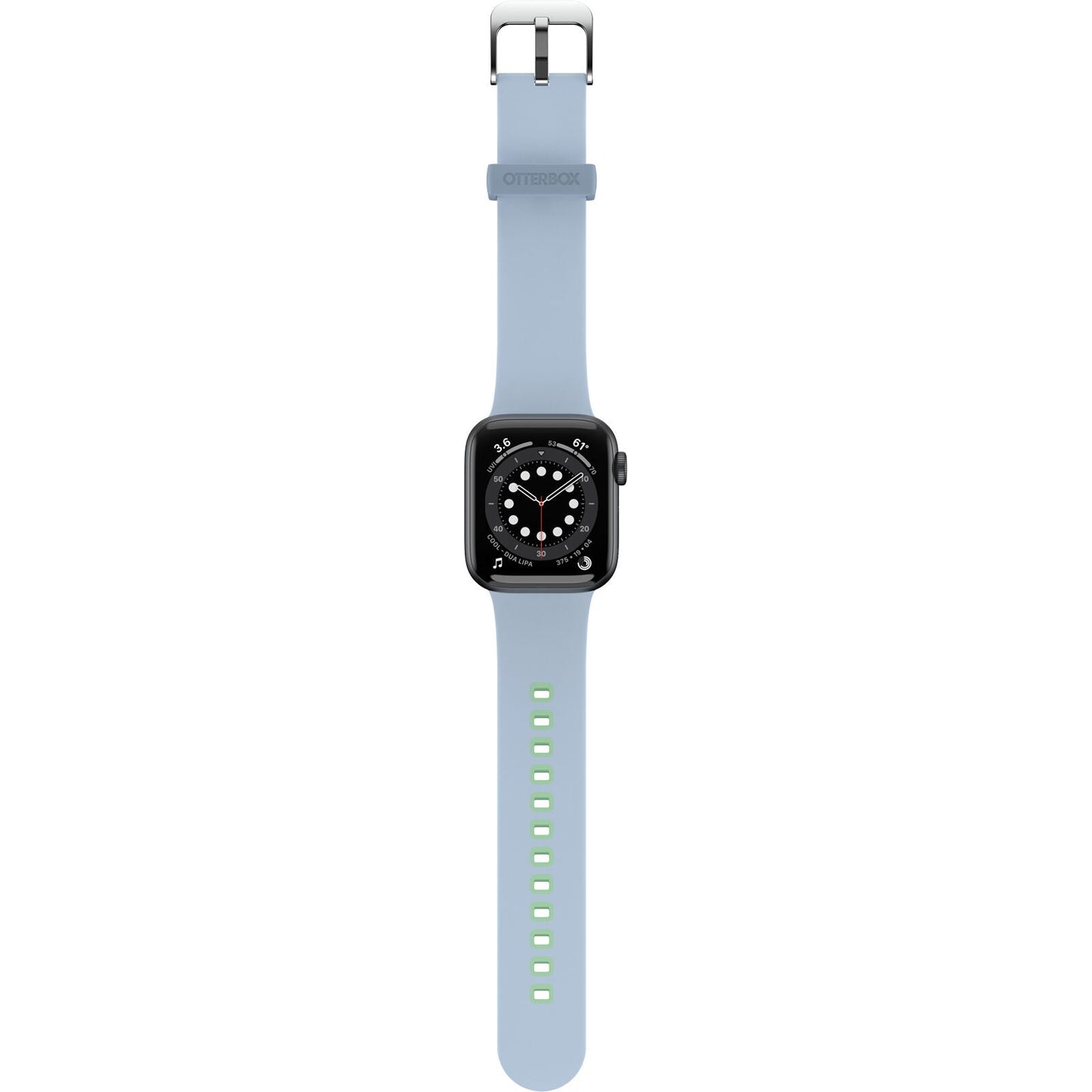 Accesorio OtterBox Pulsera Silicon All Day Band Apple Watch 42 / 44 / 45 Mm Color Celeste / Verde Claro | TOP MOVIL Guatemala