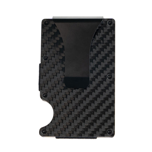 Accesorio el Rey Wallet con Clip para 10 a 25 Tarjetas de Fibra Carbon | TOP MOVIL Guatemala
