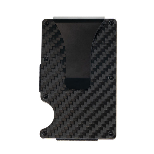 Accesorio el Rey Wallet con Clip para 10 a 25 Tarjetas de Fibra Carbon