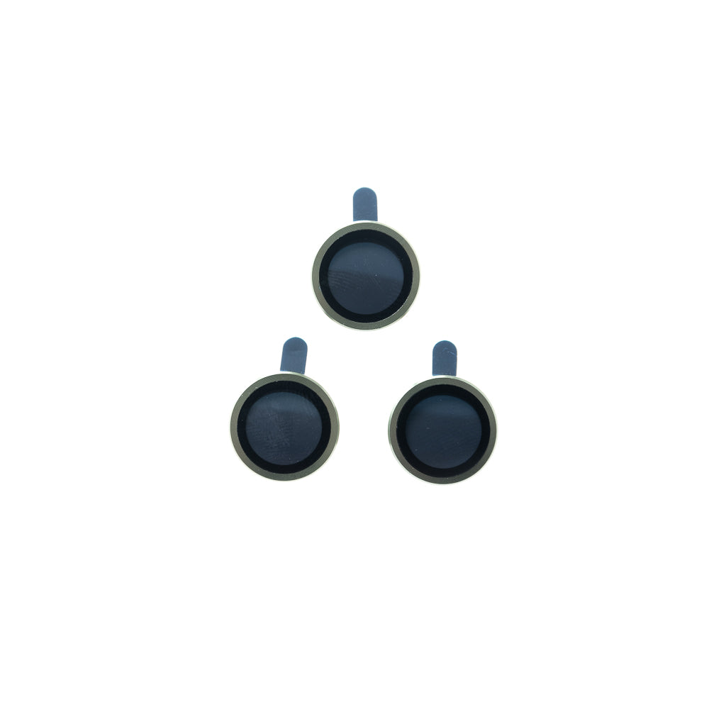 Accesorio el rey vidrio templado camara con borde de metal para iphone 14 pro color verde pino | TOP MOVIL Guatemala