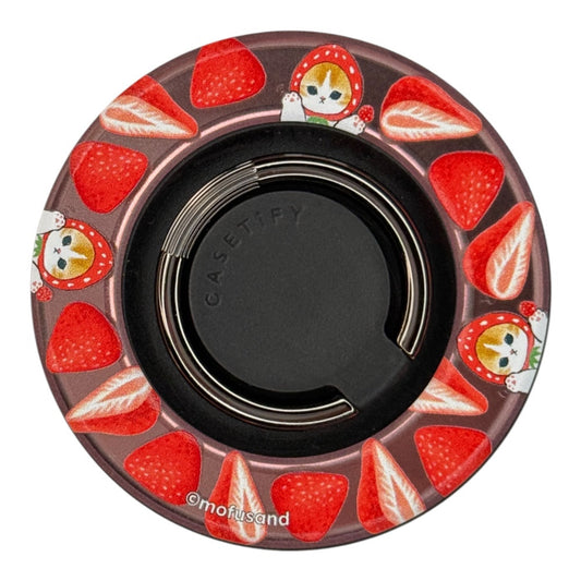 Accesorio CASETiFY Artist Snappy Mirror Ring Holder Negro | TOP MOVIL Guatemala
