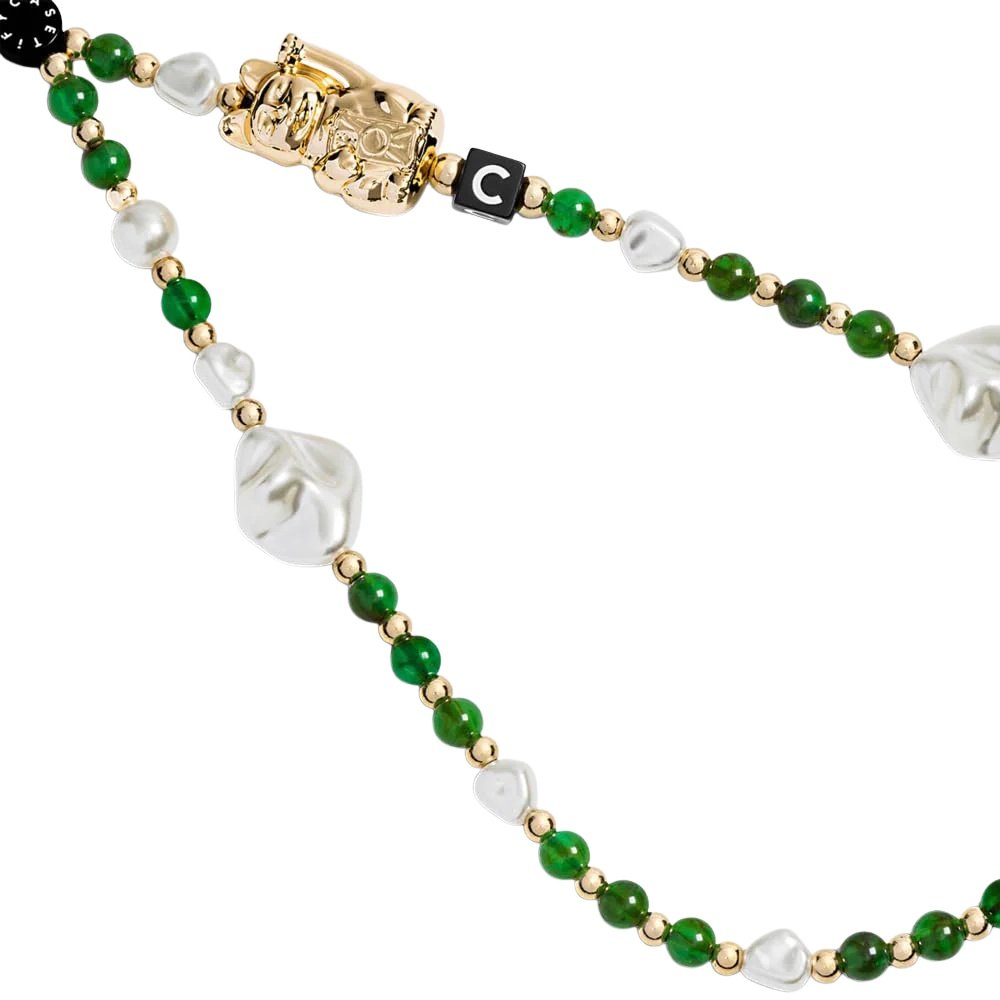 Accesorio Casetify strap de mano Lucky Cat Green
