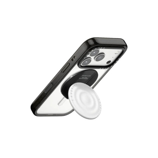 Accesorio Casetify Grip Stand Ripple Magsafe blanco