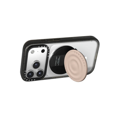 Accesorio Casetify Grip Stand Ripple Magsafe beige