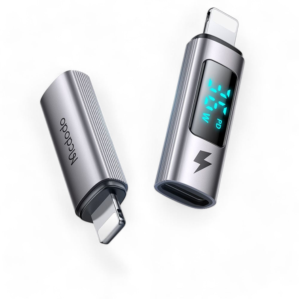 Adaptador Mcdodo CA-6100 Tipo-C a Lightning Gris - 0100202400020088