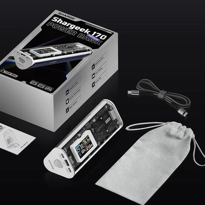 Batería Externa Shargeek 170 - 24000 mAh Blanco - 0101007400030041