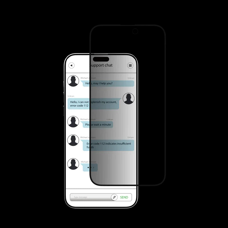 Accesorio switcheasy vidrio templado iphone 15 pro max glass privacy color transparente