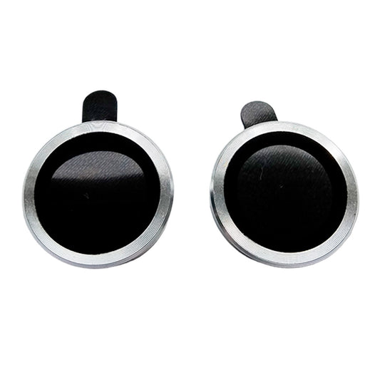 Accesorio el rey vidrio templado camara iphone 15 metal color plateado